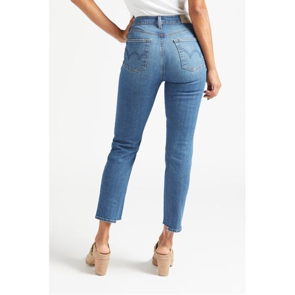 EDWIN Bree Straight Leg Denim Jean // 00 / 24 - Picture 3 of 14